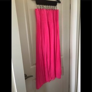 VGUC Lilly Pulitzer Bohdi Maxi Skirt XL Royal Pink